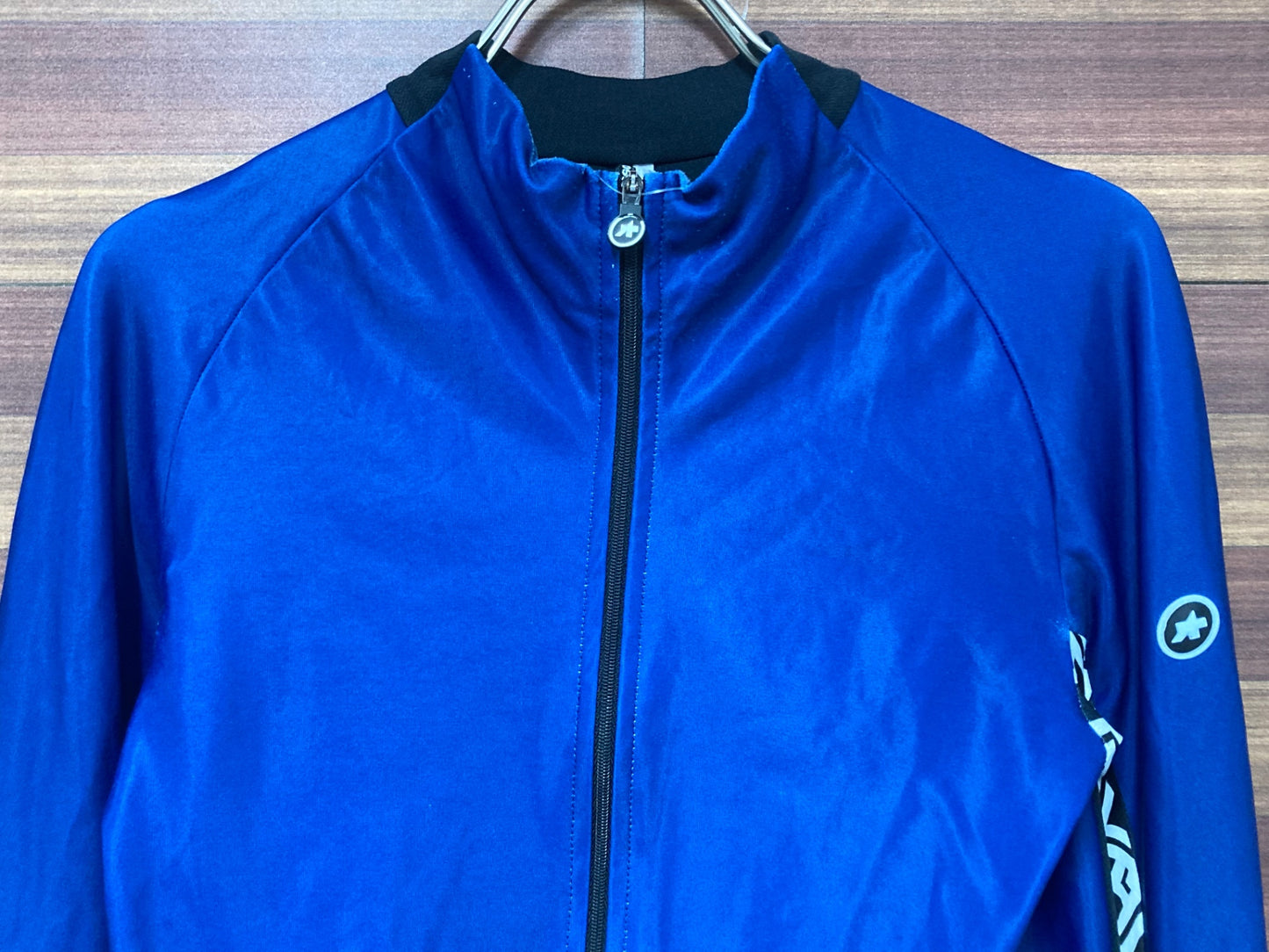 HS945 アソス assos MILLE GT Spring Fall Long Sleeve Jersey 長袖 青 黒 M ※擦れ