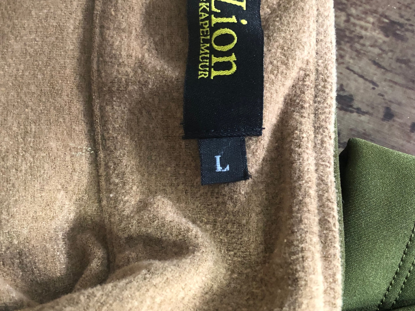 IX182 リオンドカペルミュール Lion de KAPELMUUR 長袖 サイクルジャケット カーキ L