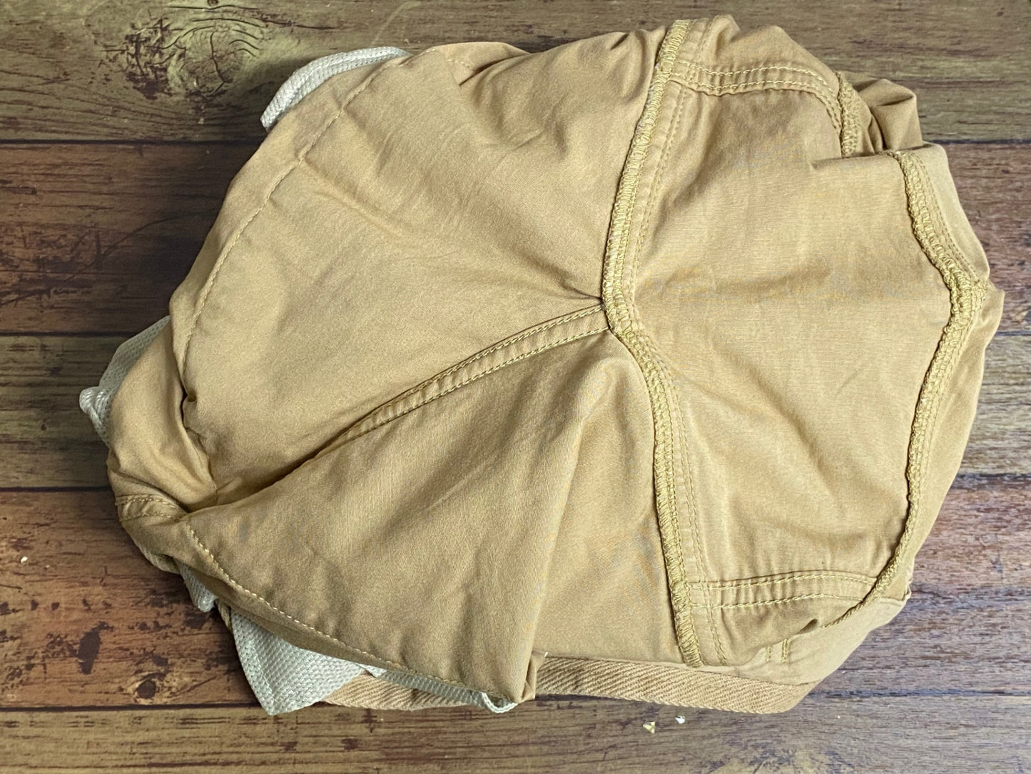 JC288 ナリフリ narifuri クロップドパンツ 七分丈 茶 M