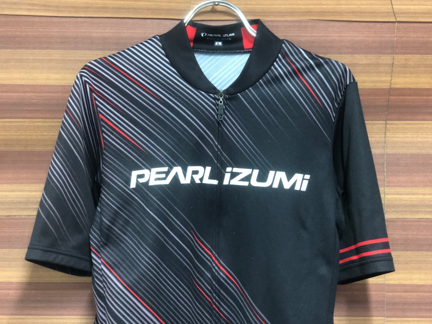 IO715 パールイズミ PEARL iZUMi 半袖 サイクルジャージ 黒 L