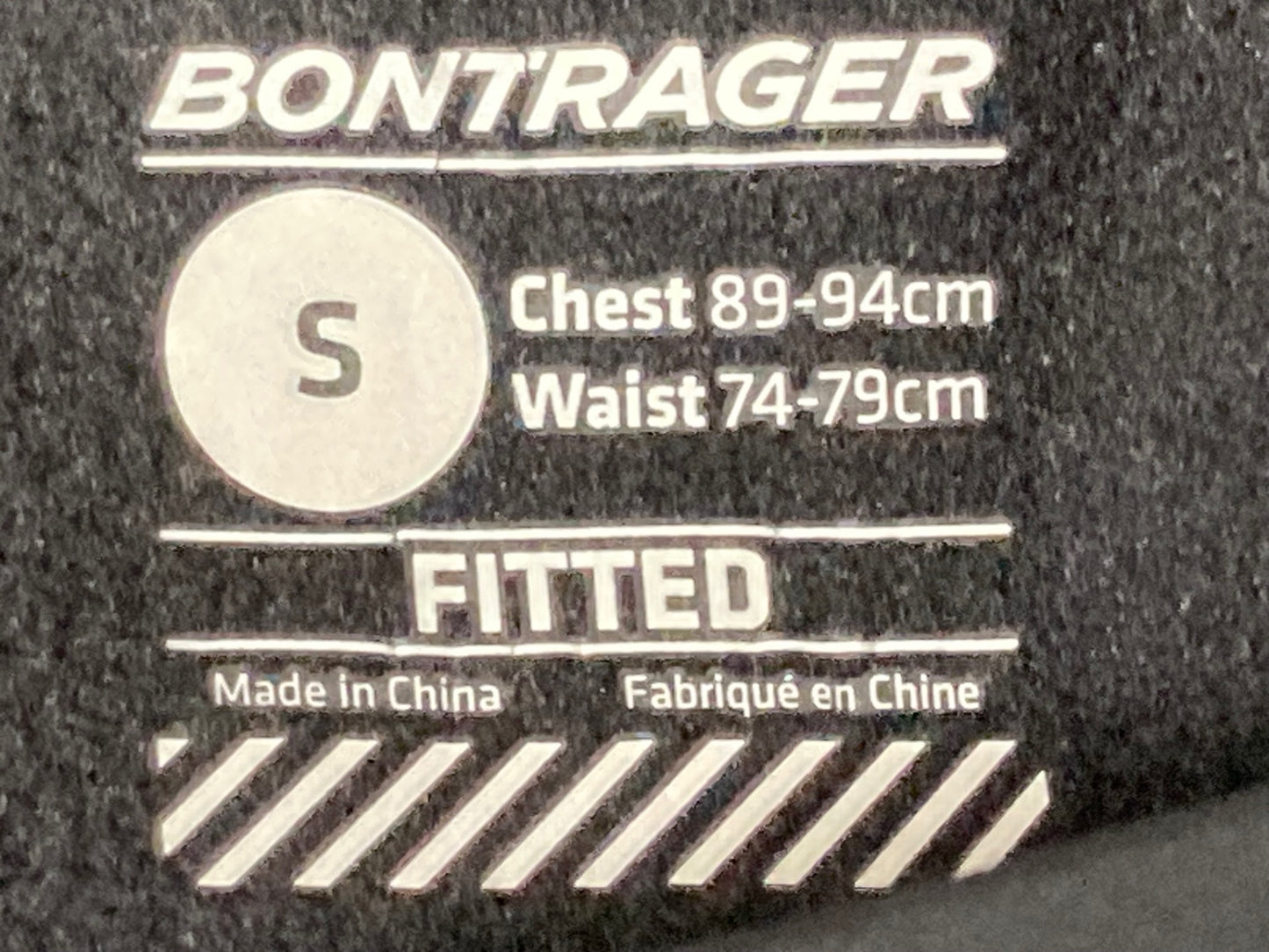 HF077 ボントレガー BONTRAGER 裏起毛 タイツ S 黒 ※パッドなし