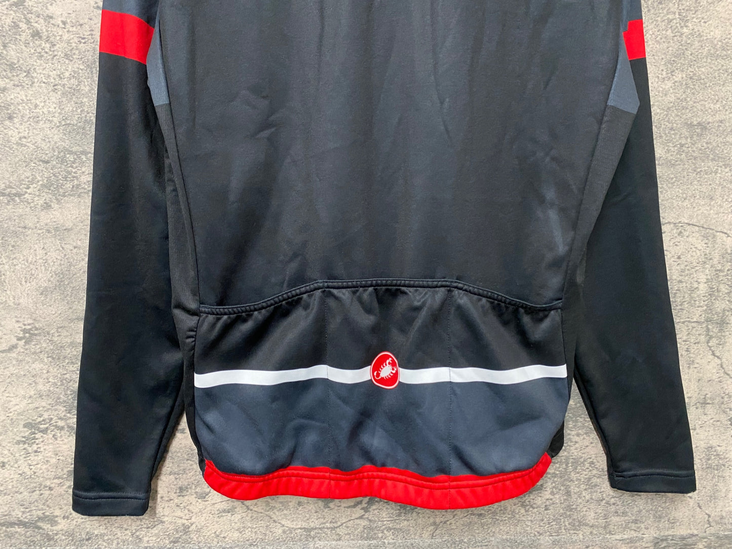 JC360 カステリ CASTELLI 長袖 サイクルジャージ 黒 M 裏起毛