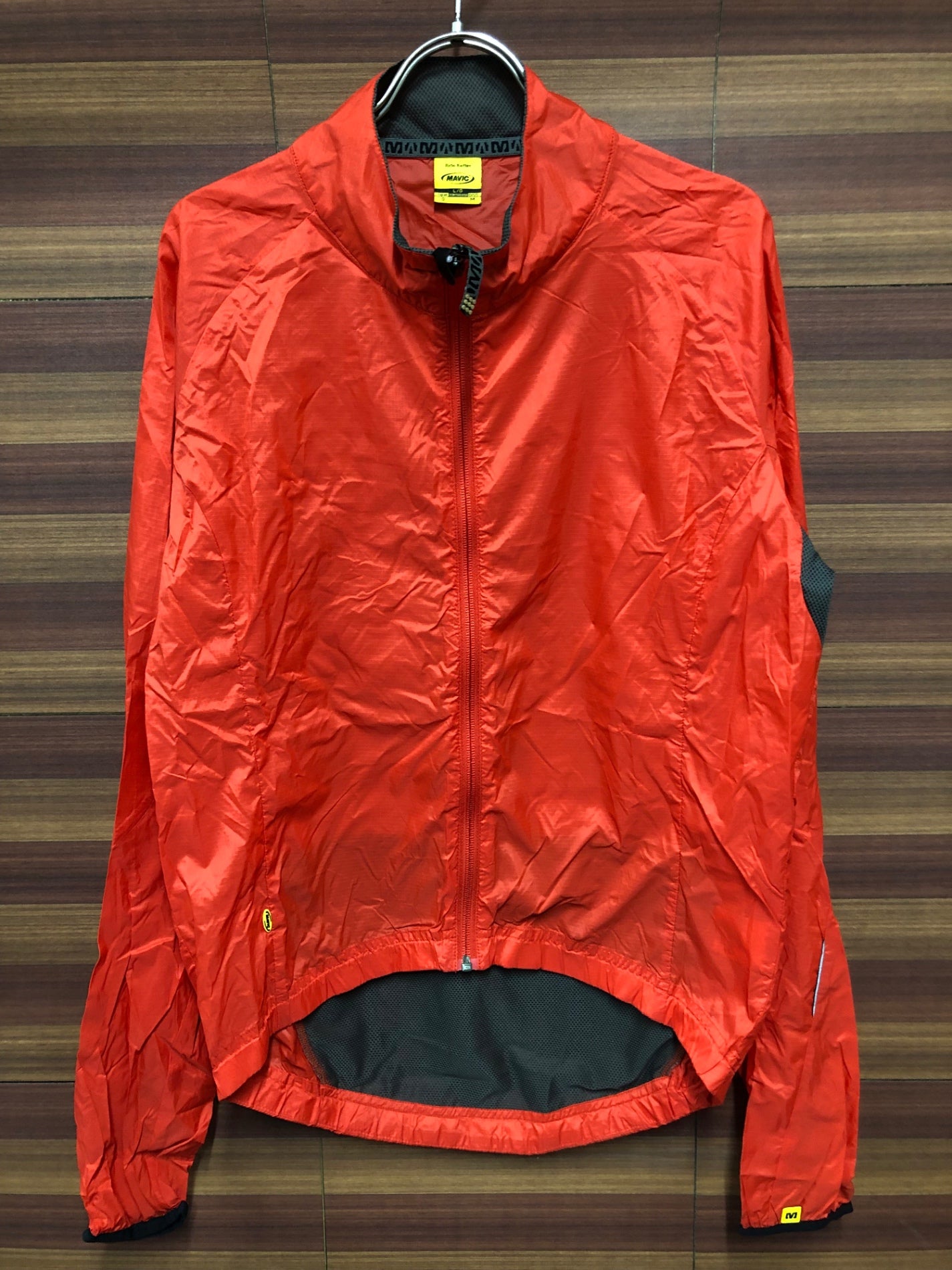IR942 マヴィック MAVIC 長袖 ウィンドブレーカー 赤 O