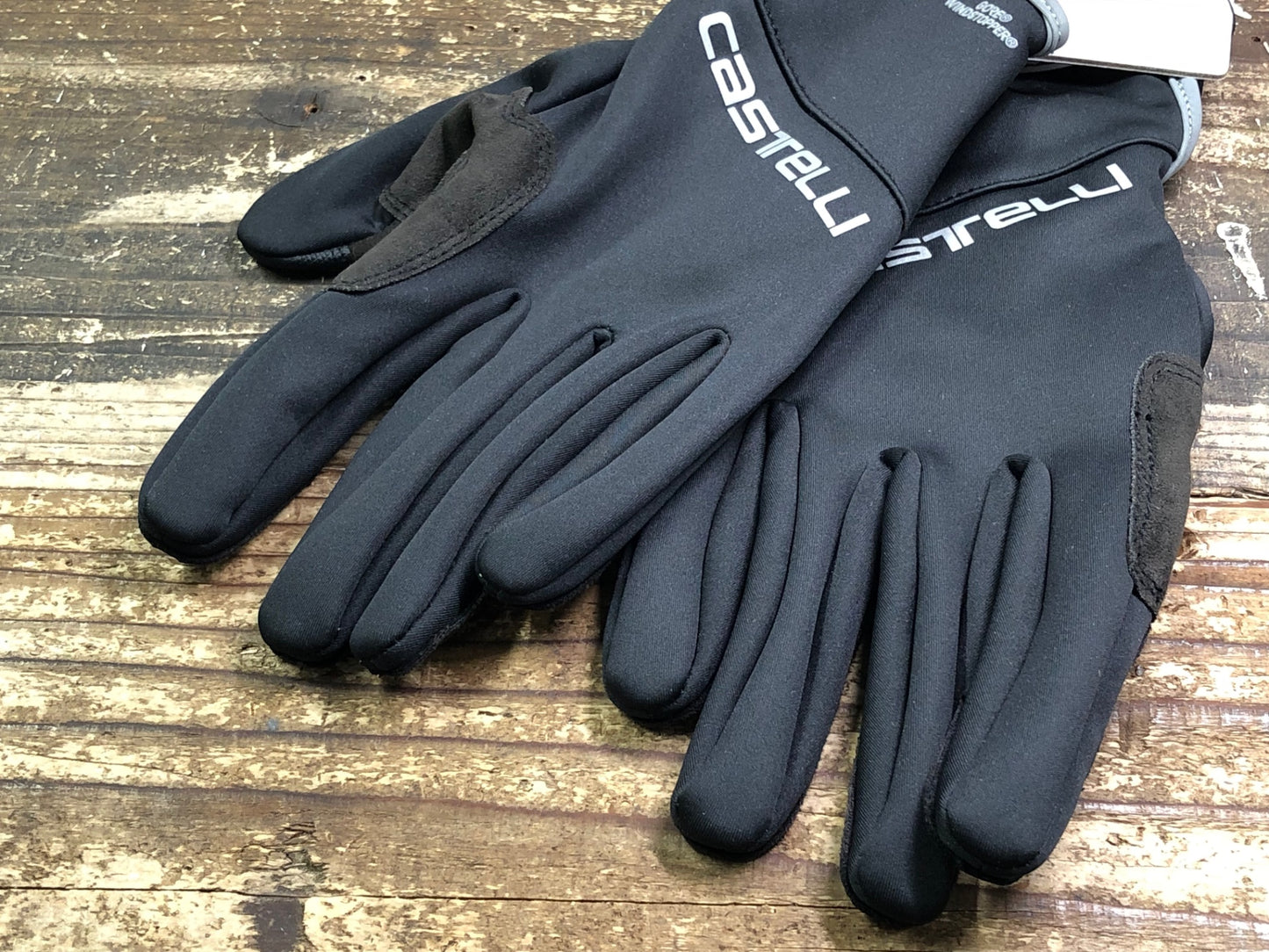 IV954 カステリ CASTELLI SCALDA PRO グローブ 黒 L 裏起毛