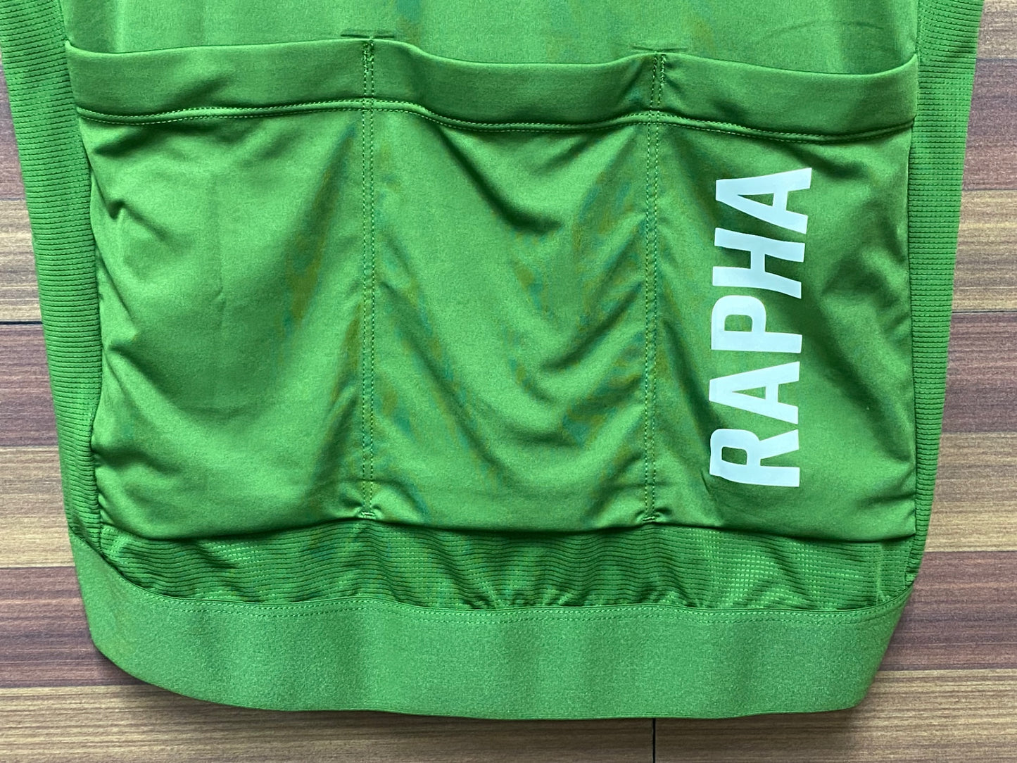 IE679 ラファ Rapha PRO TEAM TRAINING JERSEY 半袖 サイクルジャージ 緑 M