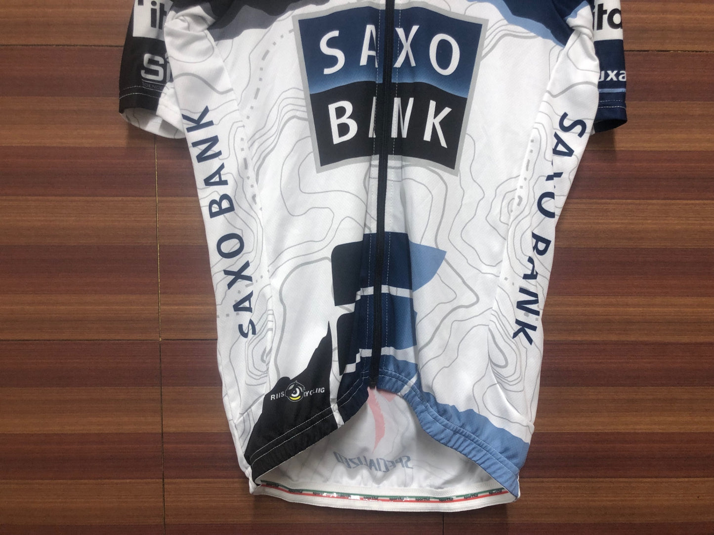 ID301 スポーツフル sportful 半袖 サイクルジャージ SAXO BANK Mサイズ