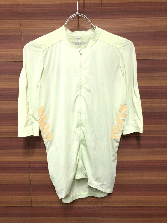IM452 ラファ Rapha PRO TEAM AERO JERSEY 半袖 サイクルジャージ 黄緑 M