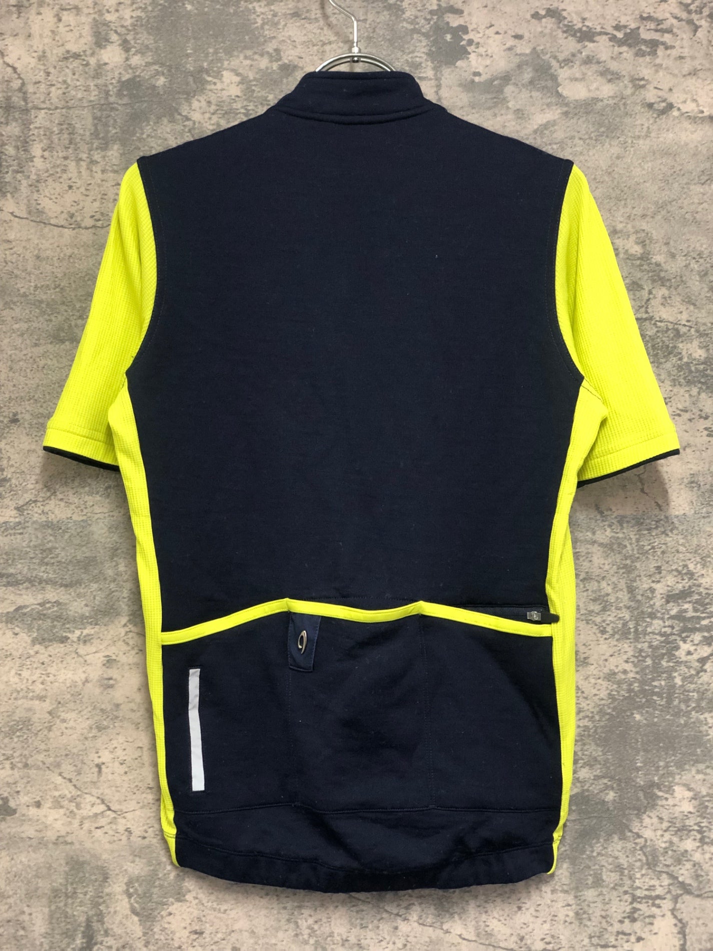 IU442 イザドア Isadore 半袖 サイクルジャージ 紺 黄 S