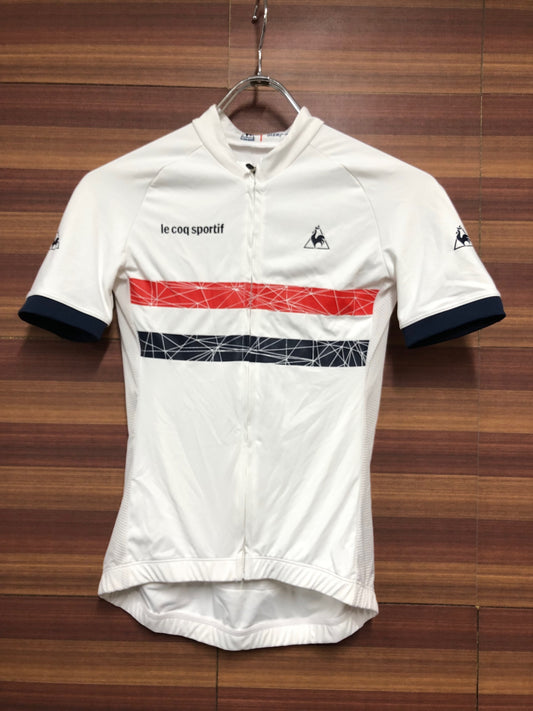 IL344 ルコックスポルティフ le coq sportif 半袖 サイクルジャージ 白 レディーズ S