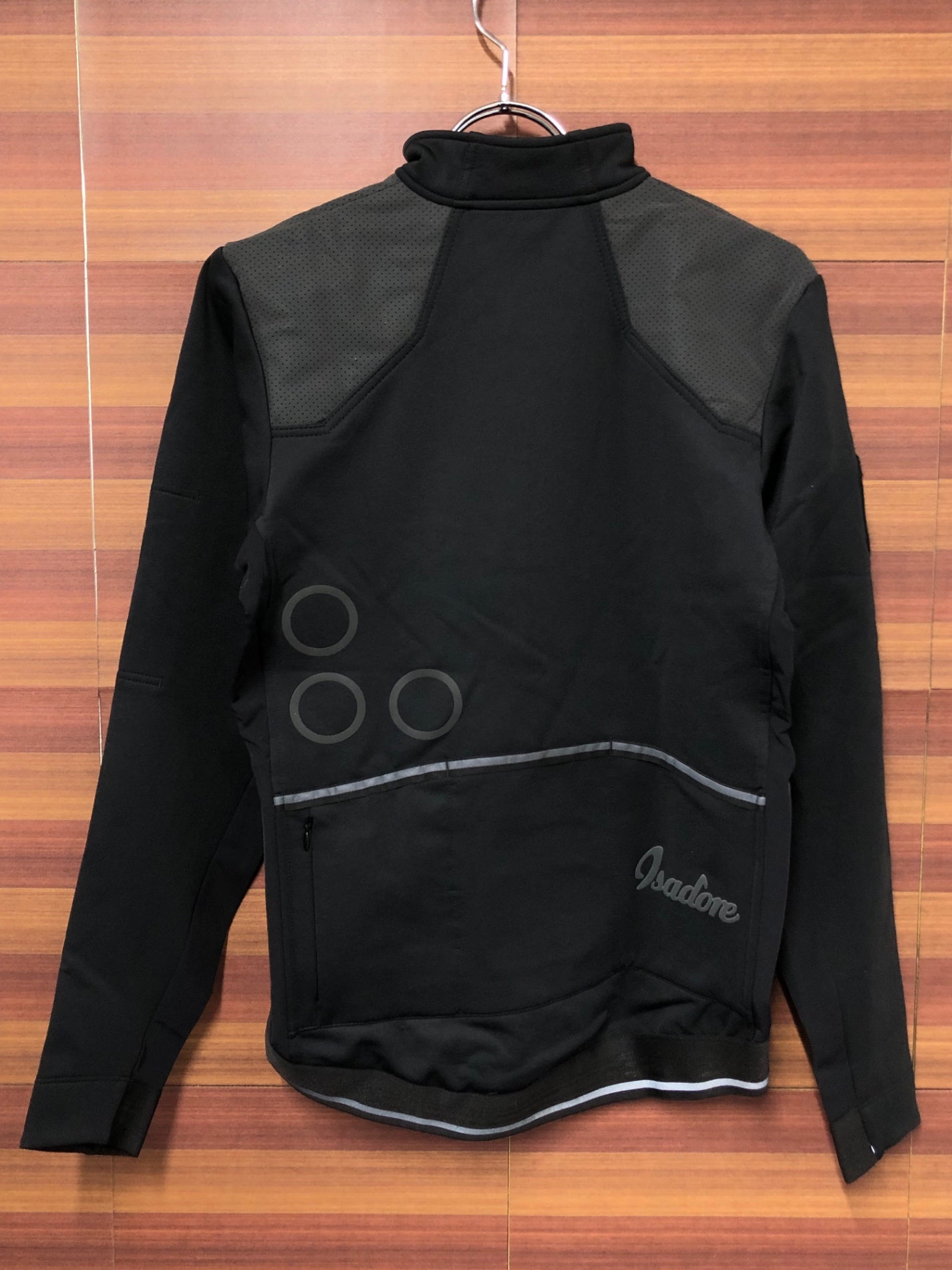 IT775 イザドア ISADORE サイクルジャケット 黒/グレー S