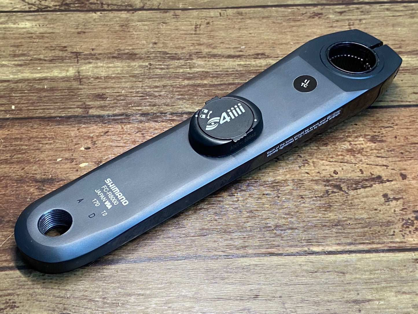 JA215 4iiii PRECION PML100 パワーメーター シマノ SHIMANO アルテグラ ULTEGRA FC-R8000 170mm 左のみ 接続確認済み