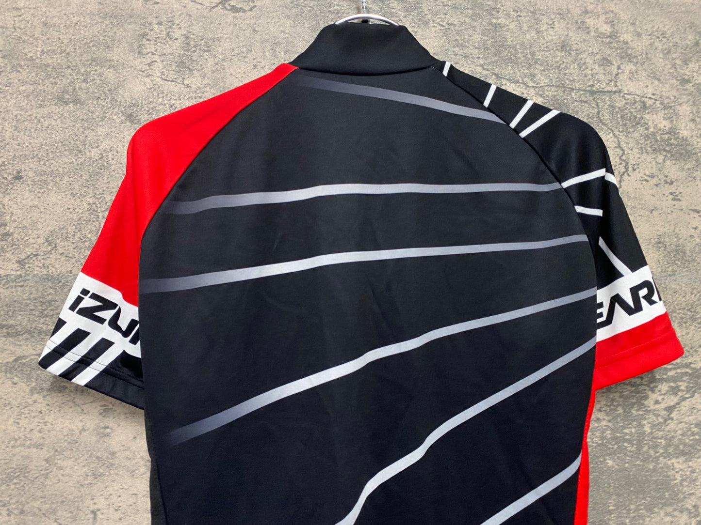 JA265 パールイズミ PEARL iZUMi 半袖 サイクルジャージ 黒 赤 S