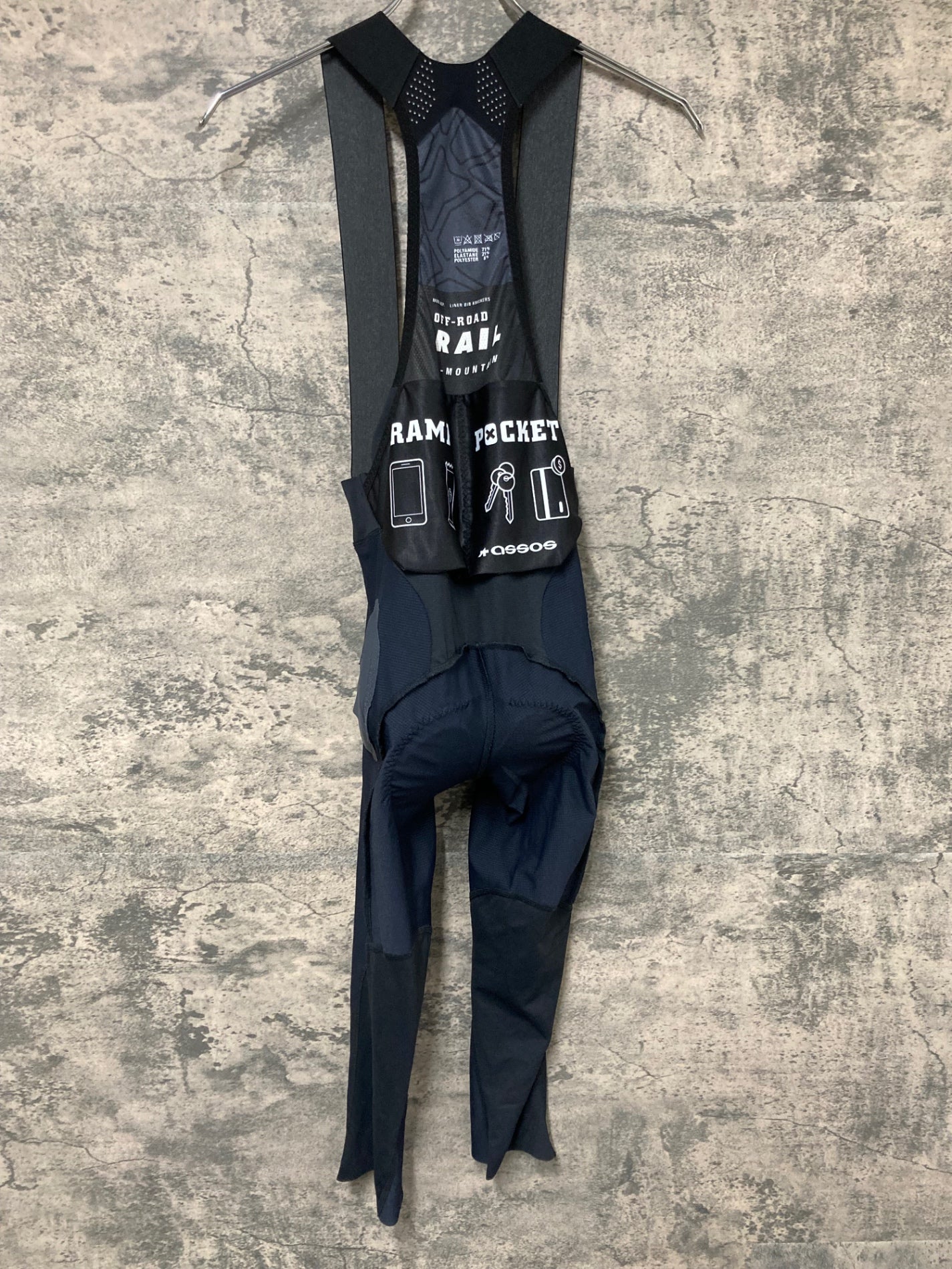 IY025 アソス Assos OFF-ROAD TRAIL ALL-MOUNTAIN BIBKNICKERS ビブニッカー 黒 S