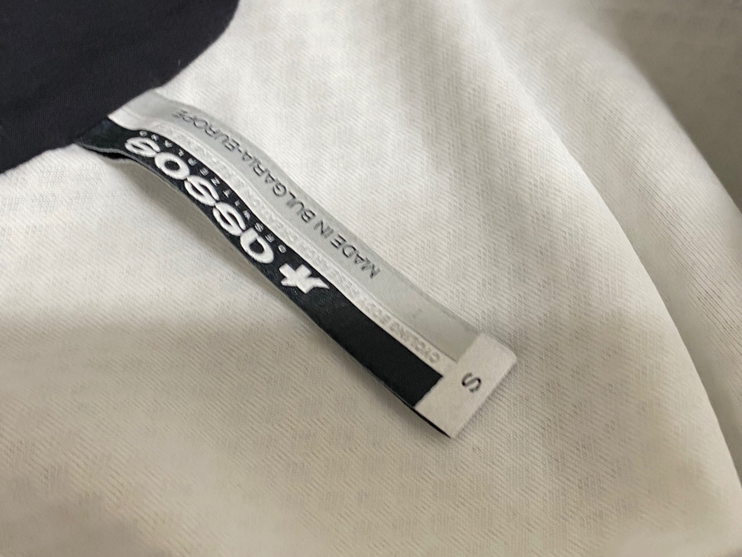 JA399 アソス assos LongSleeve AirBlock Jersey 長袖 サイクルジャージ 黒 白 S