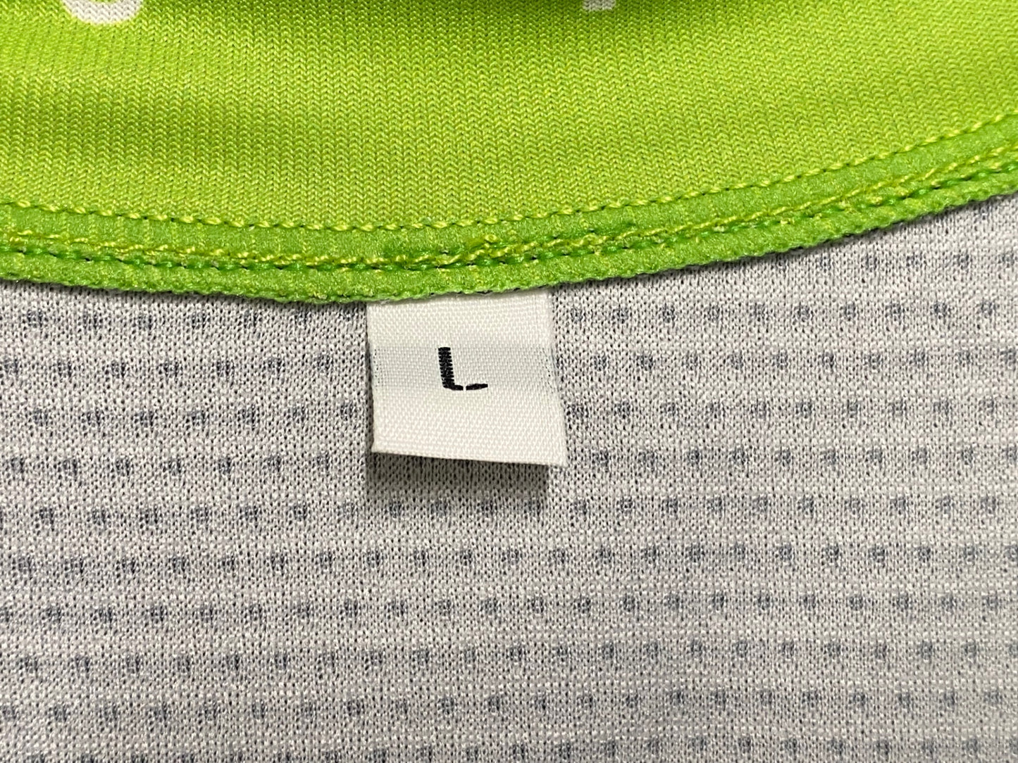 JB545 グランピー grumpy 半袖 サイクルジャージ グレー 緑 L