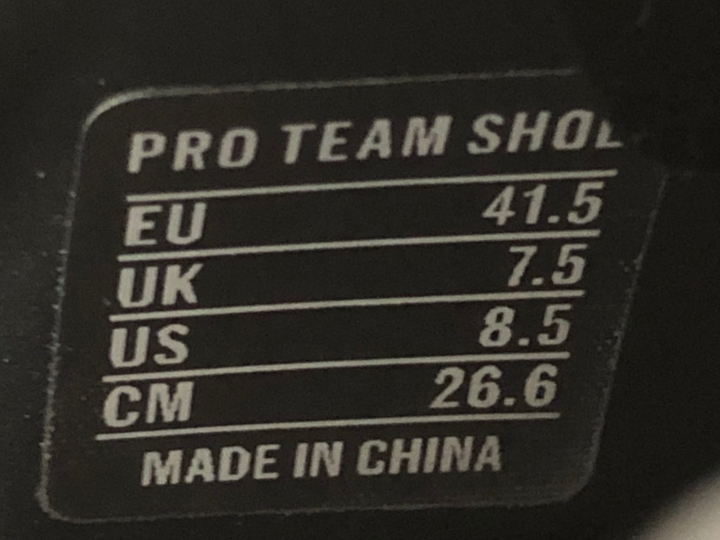 IQ333 ラファ Rapha PRO TEAM SHOE ビンディングシューズ 黒 SPD-SL EU41.5