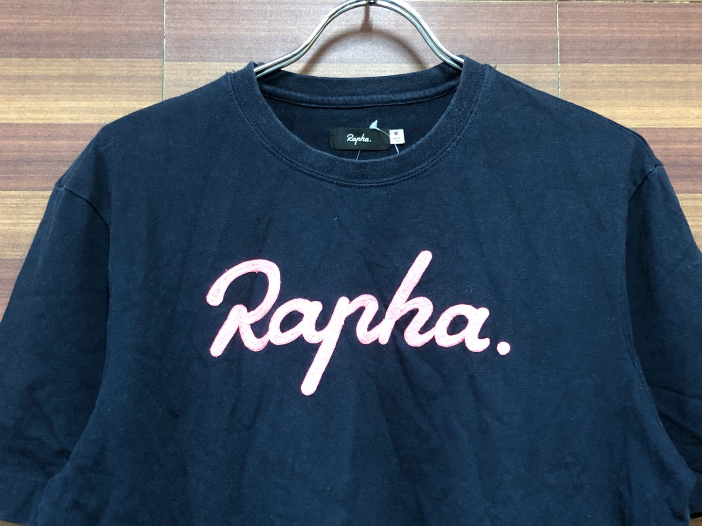 IJ419 ラファ Rapha LOGO T-SHIRT 半袖 Tシャツ 黒 M