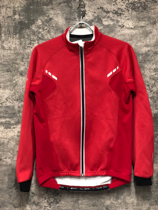 JC208 パールイズミ PEARL iZUMi 長袖 サイクルジャケット赤 M 裏起毛