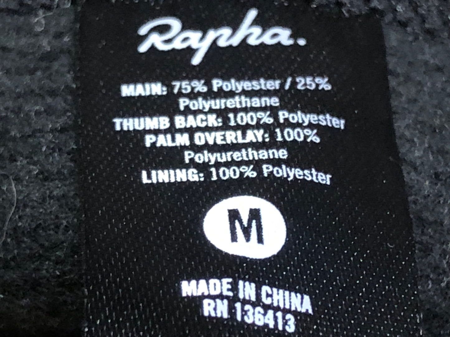 JA600 ラファ Rapha Overmitts グローブ 黒 M
