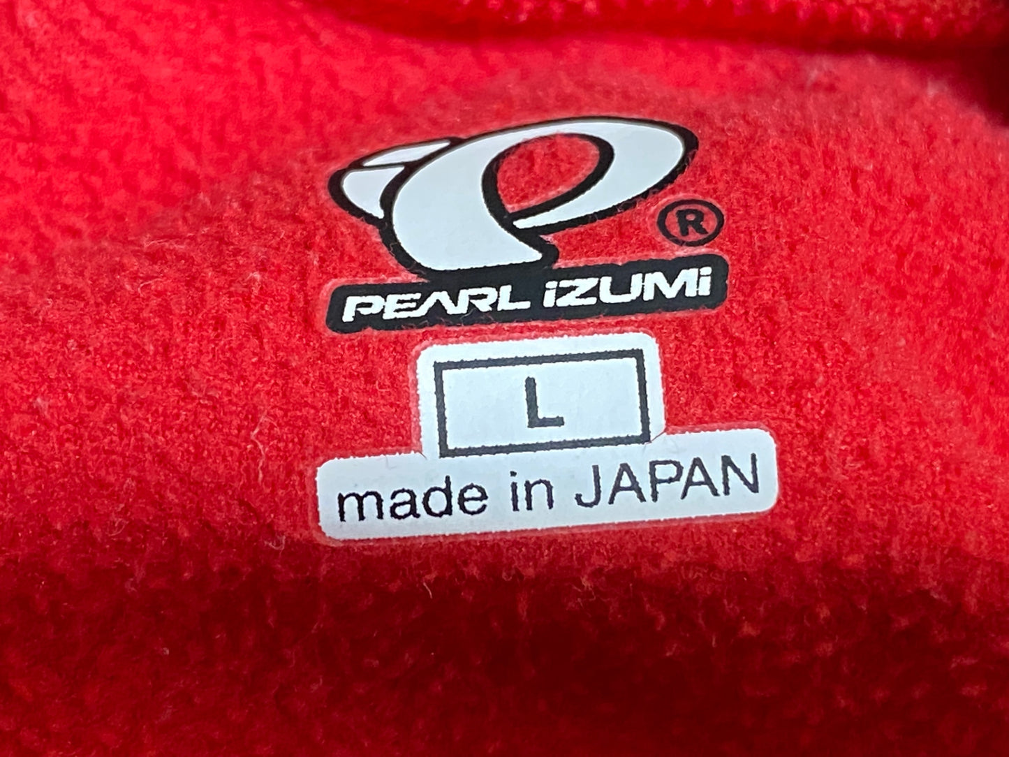 JB554 パールイズミ PEARL iZUMi 長袖 サイクルジャケット 赤 L 裏起毛 THERMODRESS