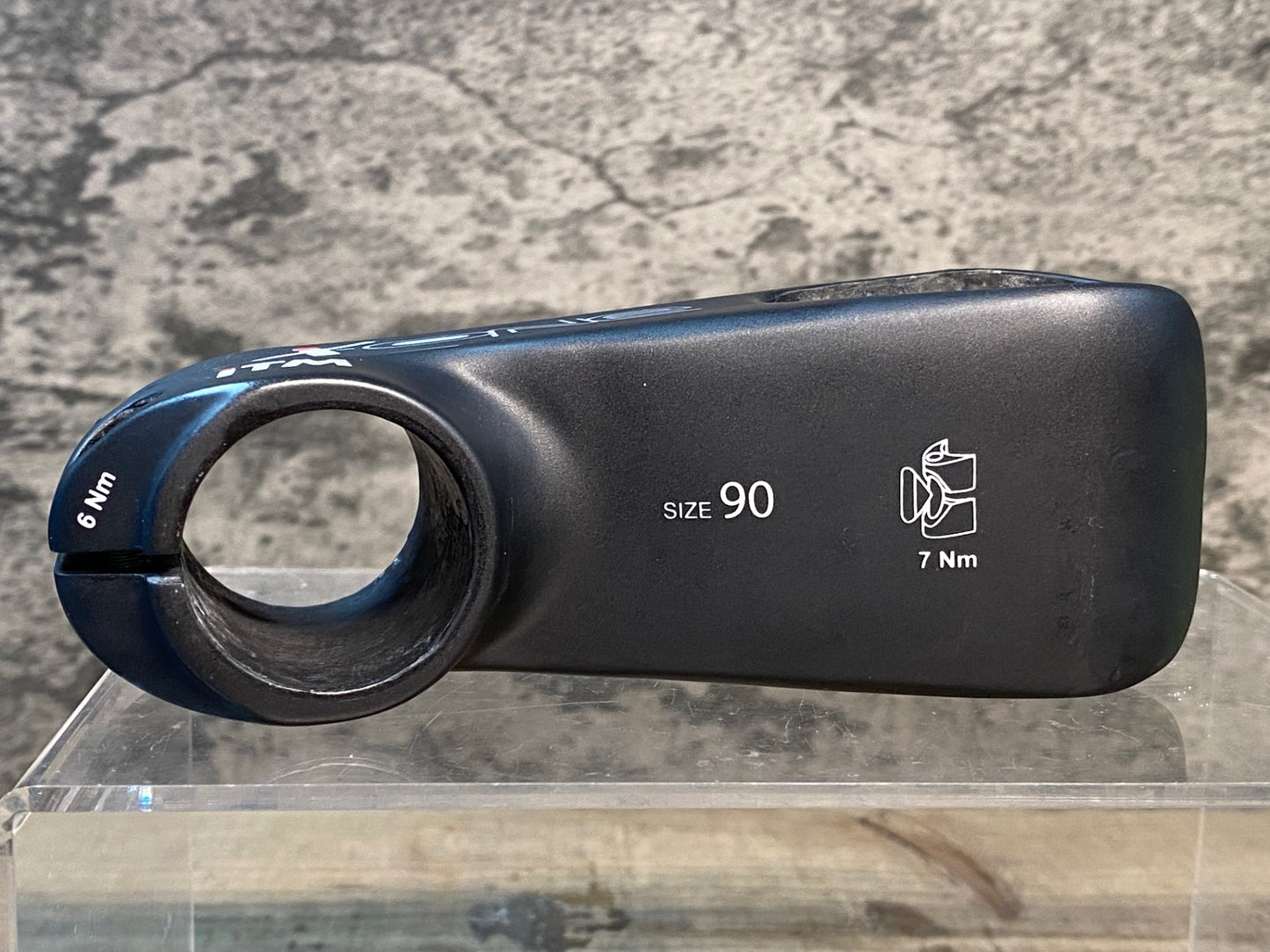 IY303 ITM X-ONE ステム カーボン 90mm Φ31.8 1-1/4 ※コラム側内ガリ傷