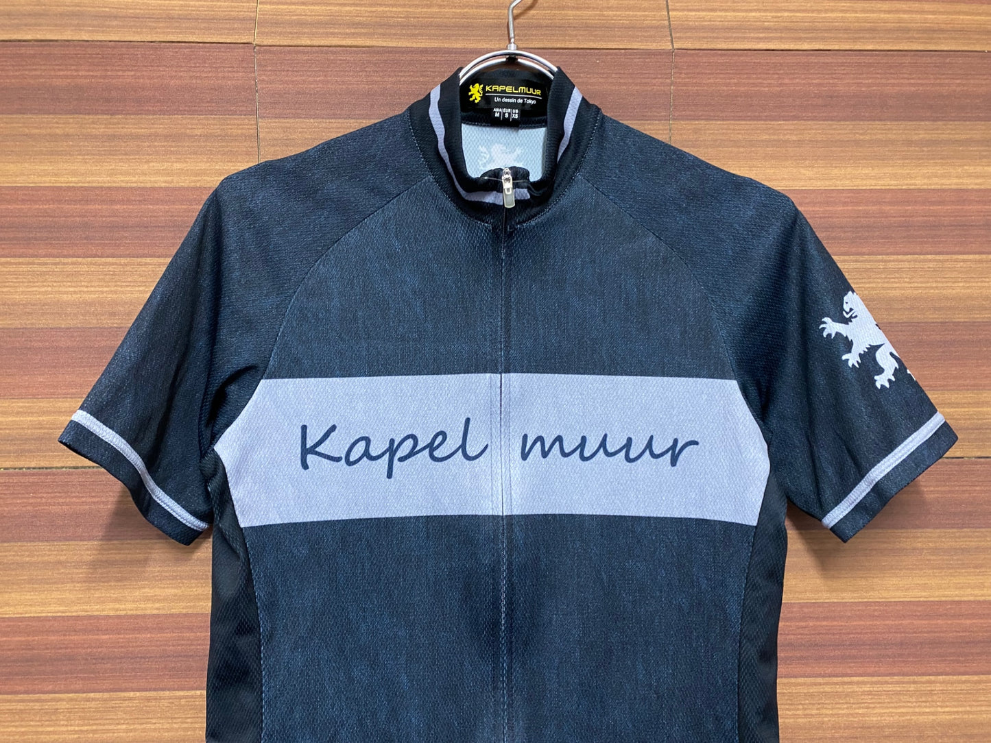 IM395 カペルミュール KAPELMUUR 半袖 サイクルジャージ 黒 グレー レディース M