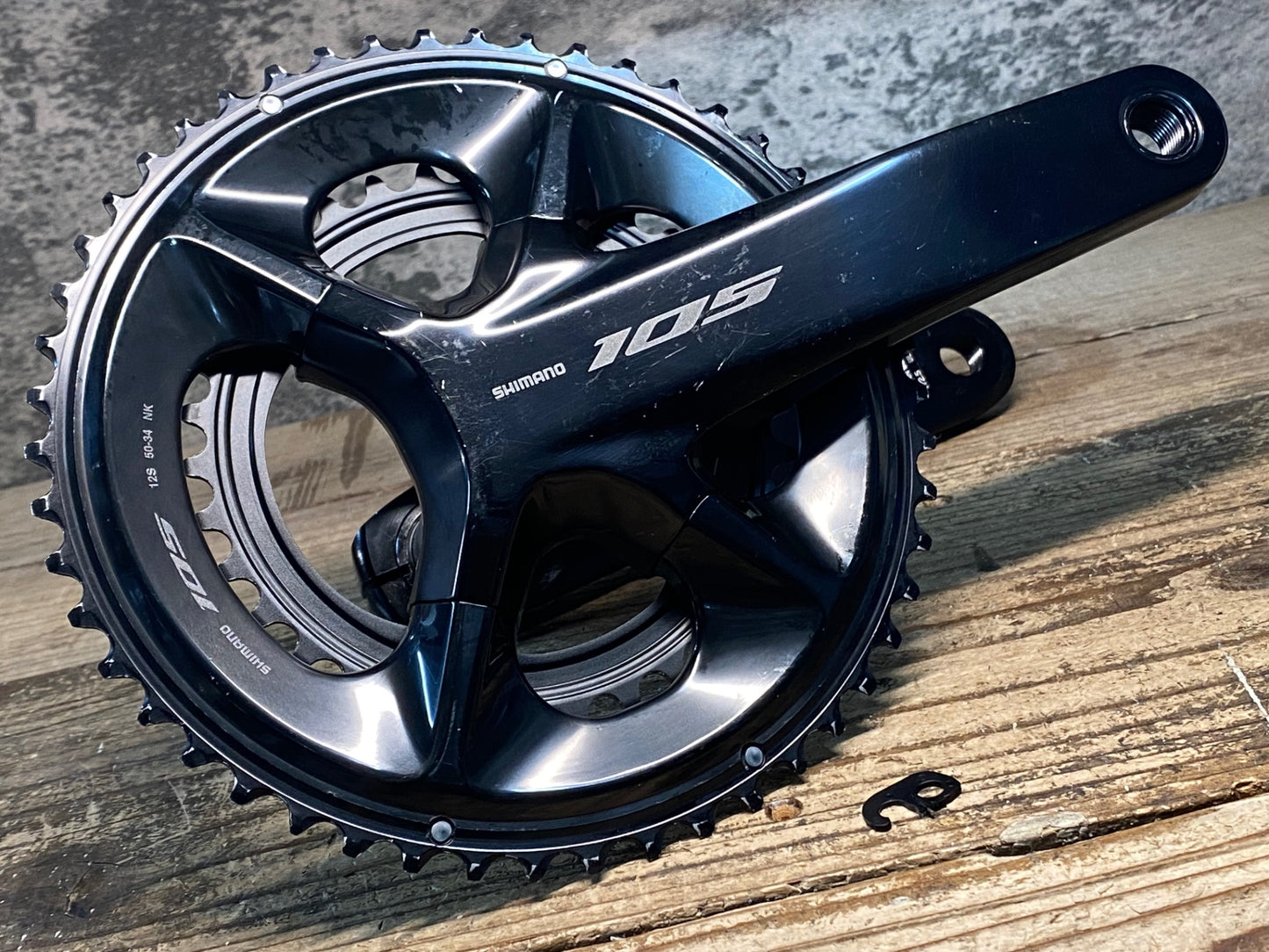 JC740 シマノ SHIMANO 105 FC-R7100 クランクセット 172.5mm 50/34T ※固定ボルト欠品