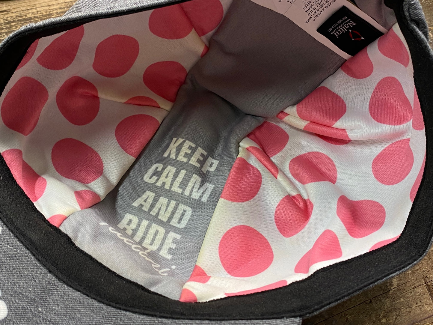 JB452 ナリーニ NALINI ウインター サイクルキャップ ワンサイズ グレー 中綿 冬用