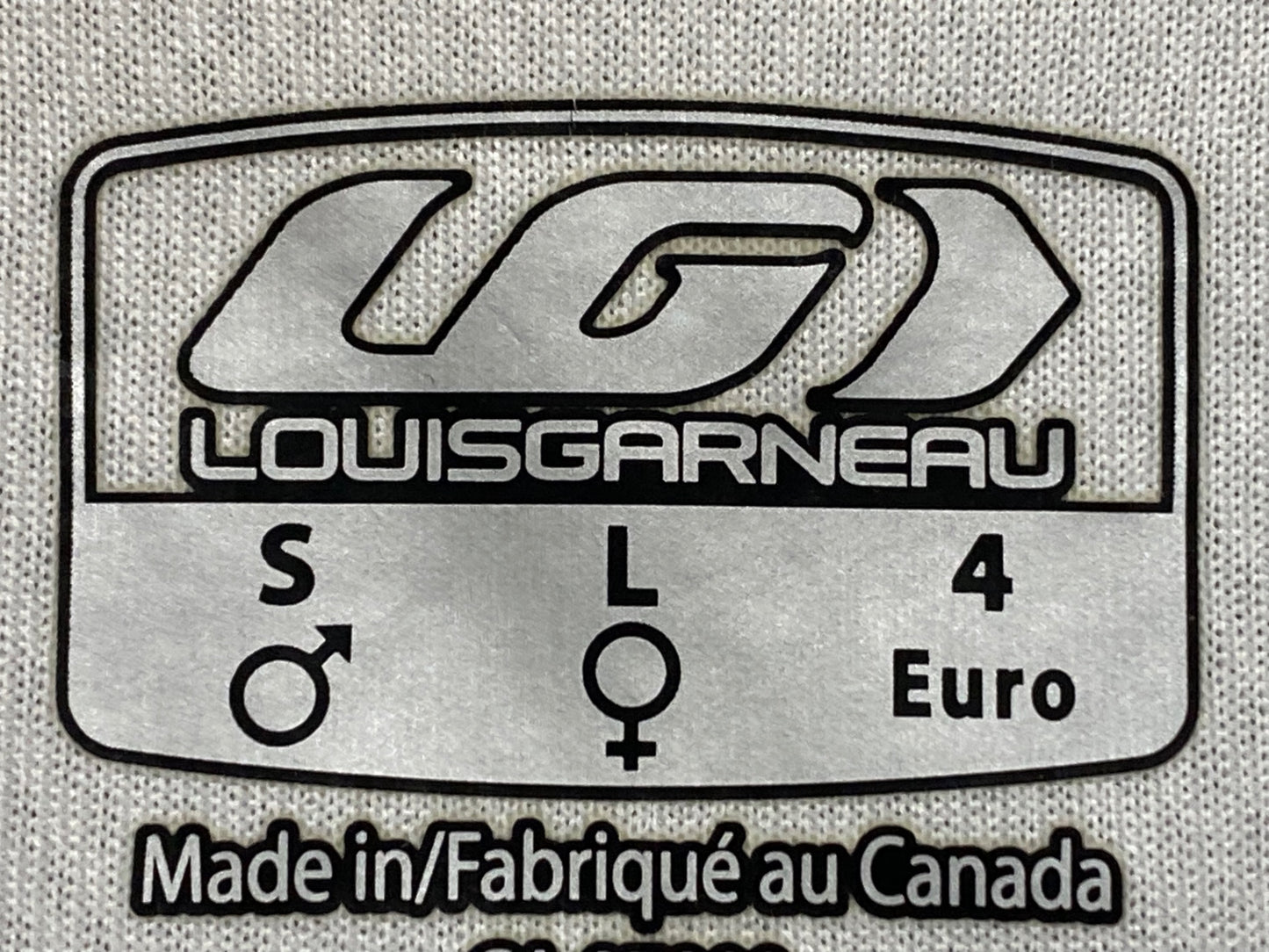 IW123 ルイガノ LOUIS GARNEAU 半袖 サイクルジャージ 白 総柄 S