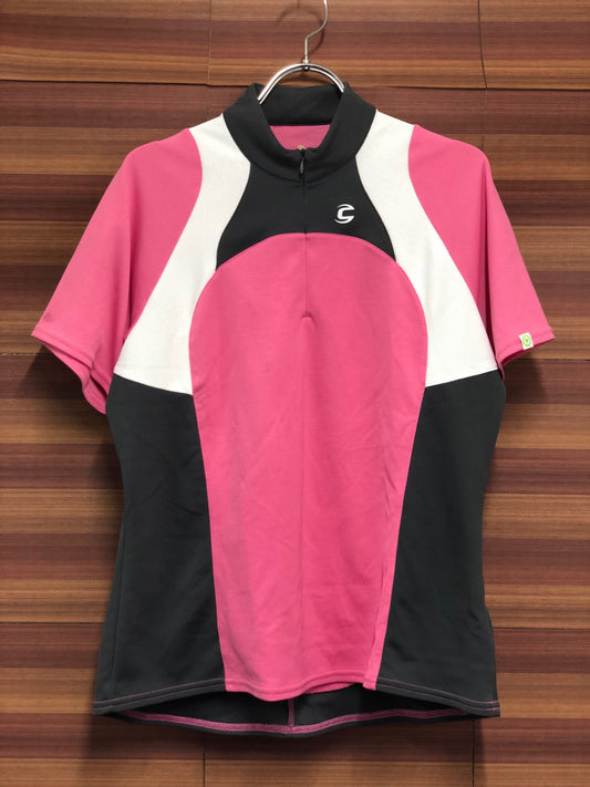 IQ445 キャノンデール Cannondale 半袖 サイクルジャージ Mサイズ ピンク