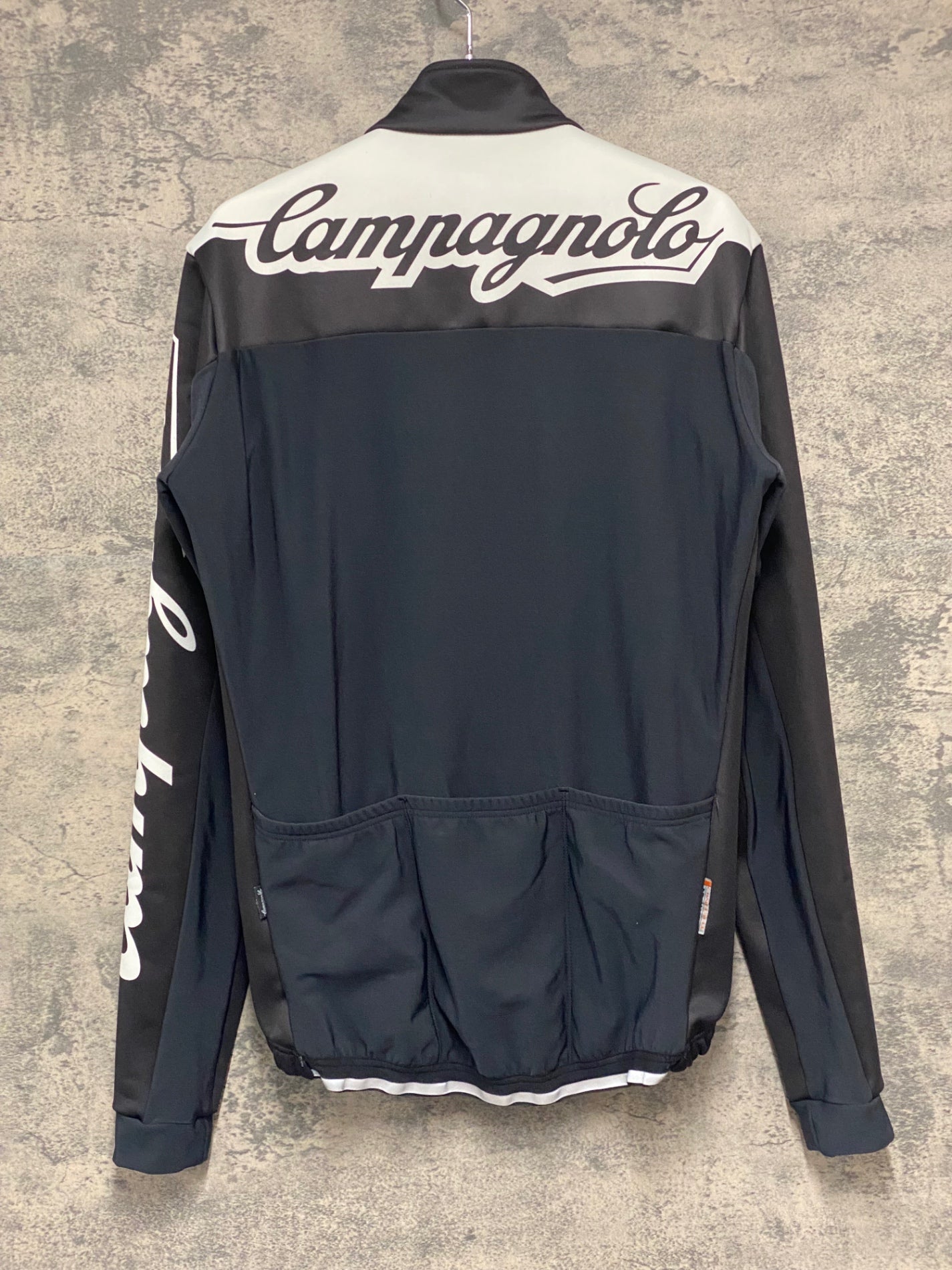 JA616 カンパニョーロ CAMPAGNOLO 長袖 サイクルジャケット 白 裏起毛 M相当