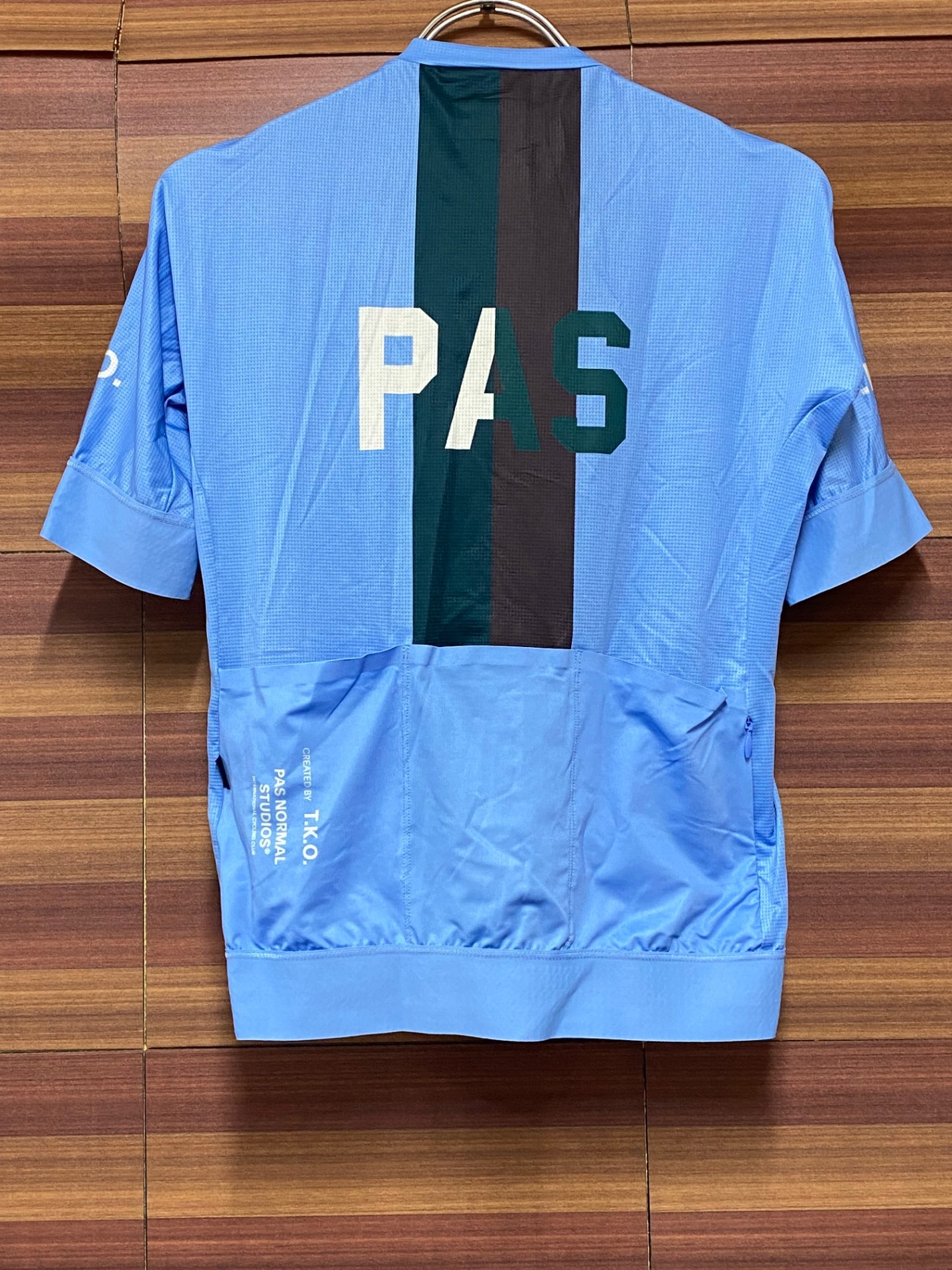IV051 パスノーマルスタジオ PAS NORMAL STUDIOS T.K.O. Essential Jersey 半袖サイクルジャージ 水色 S