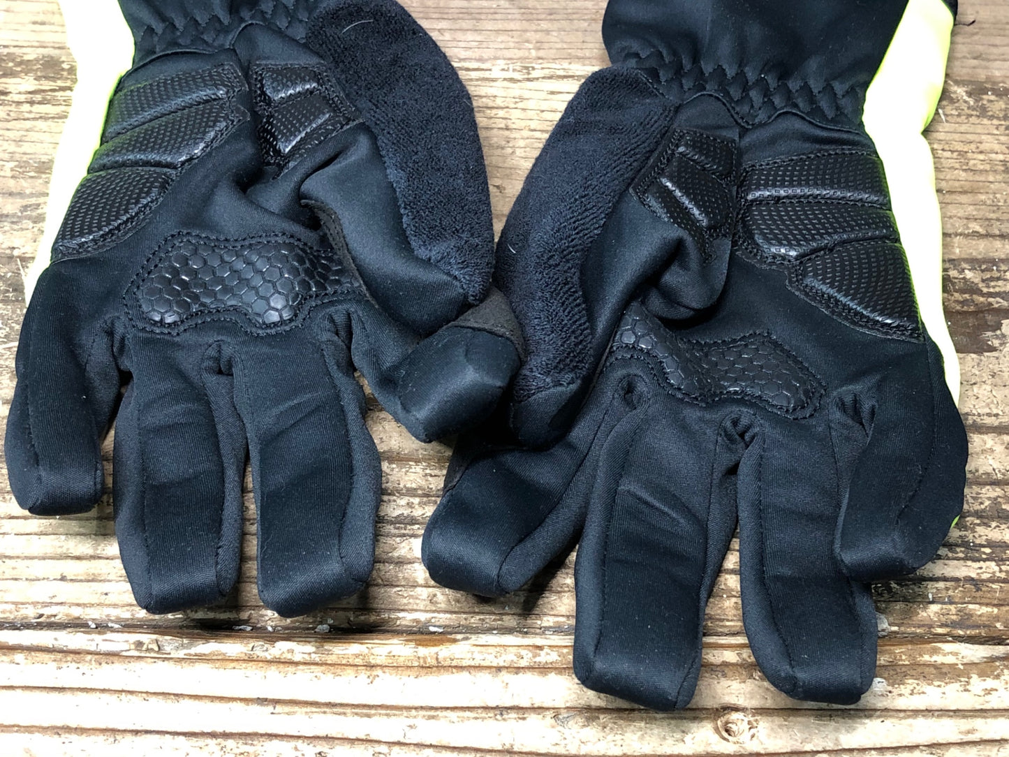 JC311 ゴア GORE BIKE WEAR WINDSTOPPER 裏起毛 長指 サイクルグローブ 黄 L