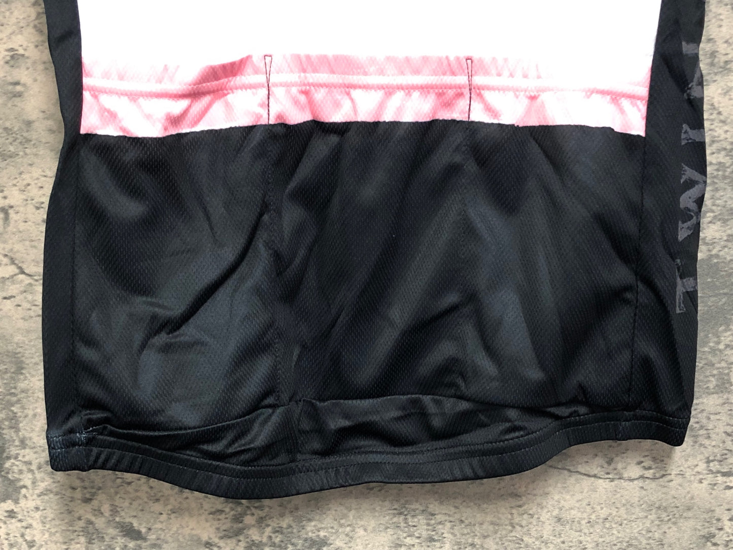 IW596 ツインシックス TWIN SIX 半袖 サイクルジャージ 白ピンク Ｍ 未使用品