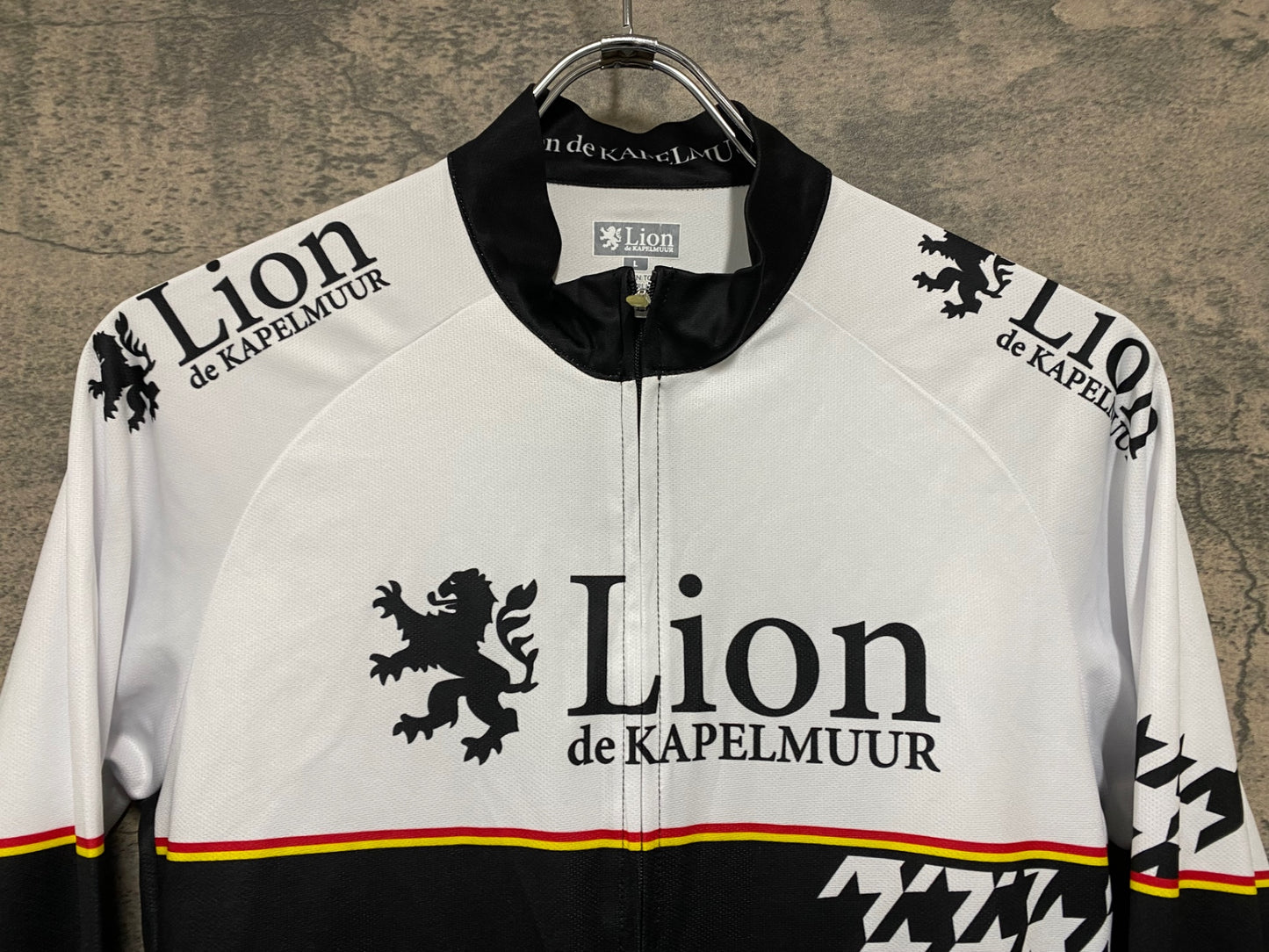 IT110 リオンドカペルミュール Lion de KAPELMUUR 長袖 サイクルジャージ 黒 L