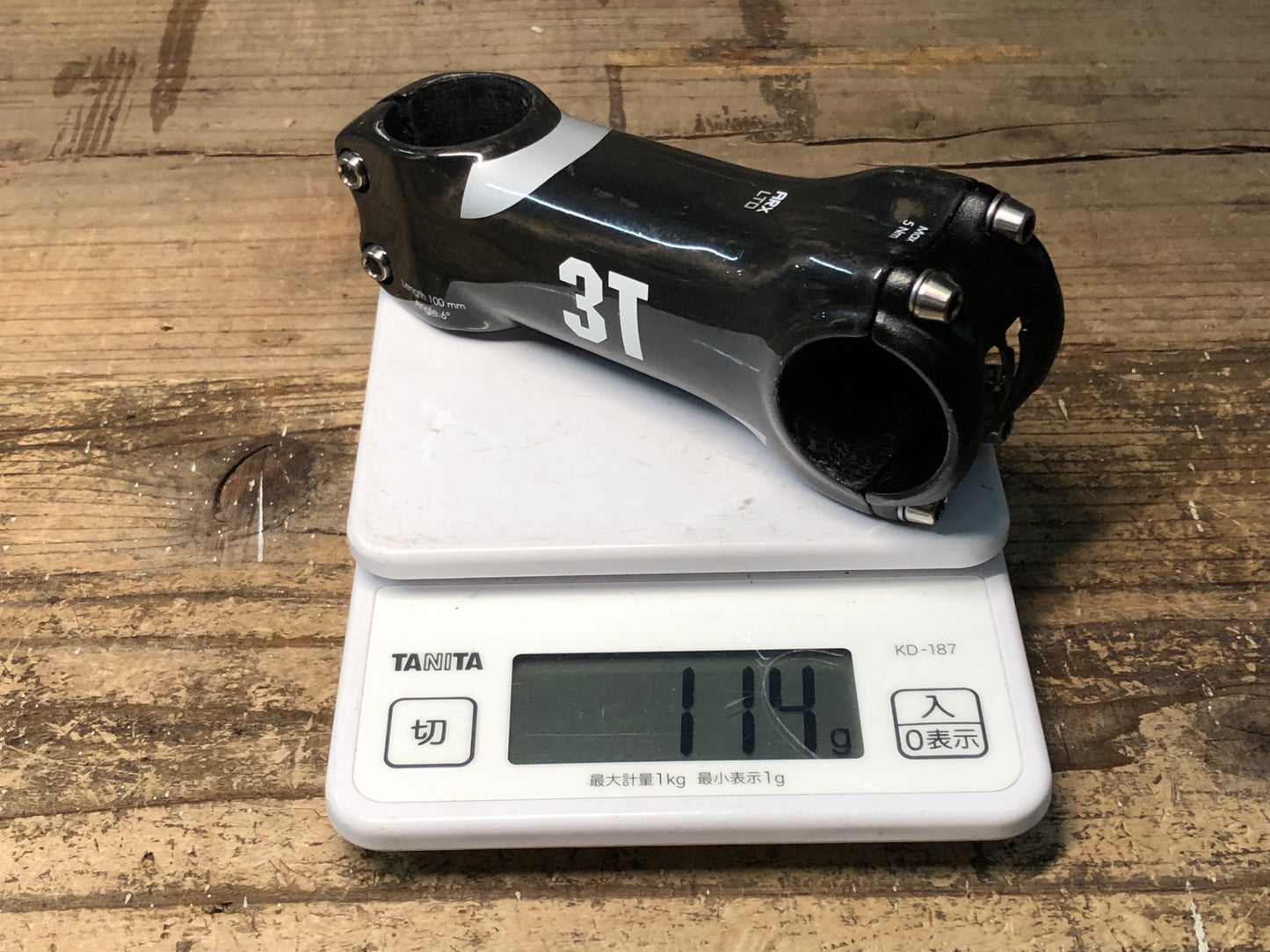 IY794 3T ARX LTD カーボン ステム 黒 100mm Φ31.8 OS 6°