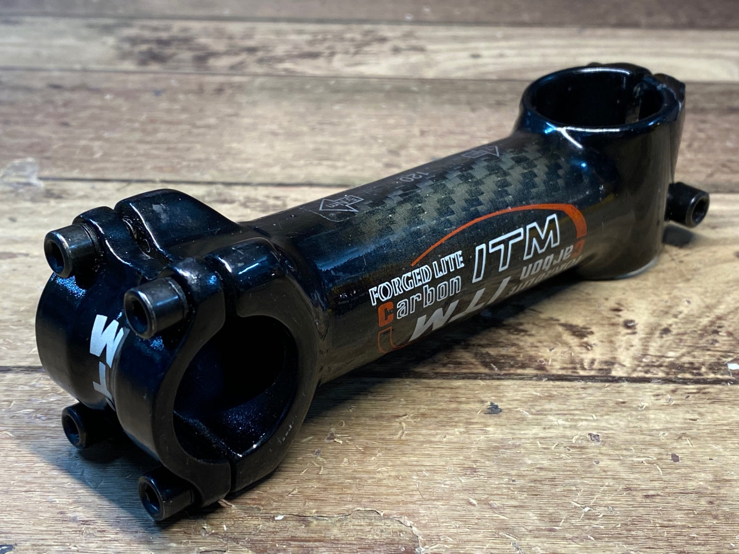 HP449 ITM FORGED LITE CARBON STEM アルカーボンステム 黒 120mm OS Φ26.2