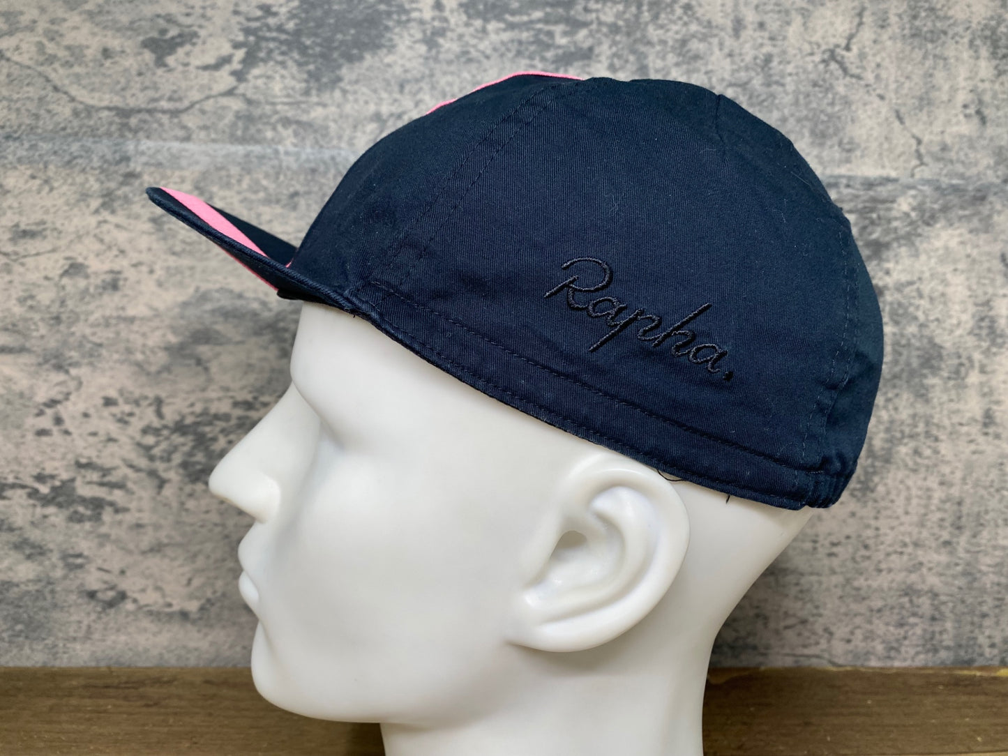 JB095 ラファ Rapha RAPHA CAP サイクルキャップ 紺 ピンク M-L