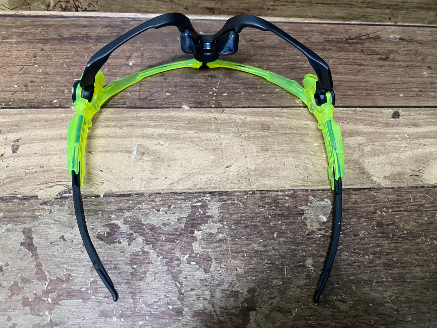 IL670 オークリー OAKLEY ジョウブレイカー JAW BREAKER サングラス アイウェア 黒 黄 レンズ無し フレームのみ