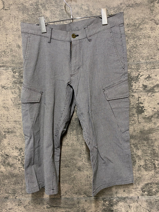 JC287 リンプロジェクト rin project パンツ M 黒白 千鳥格子