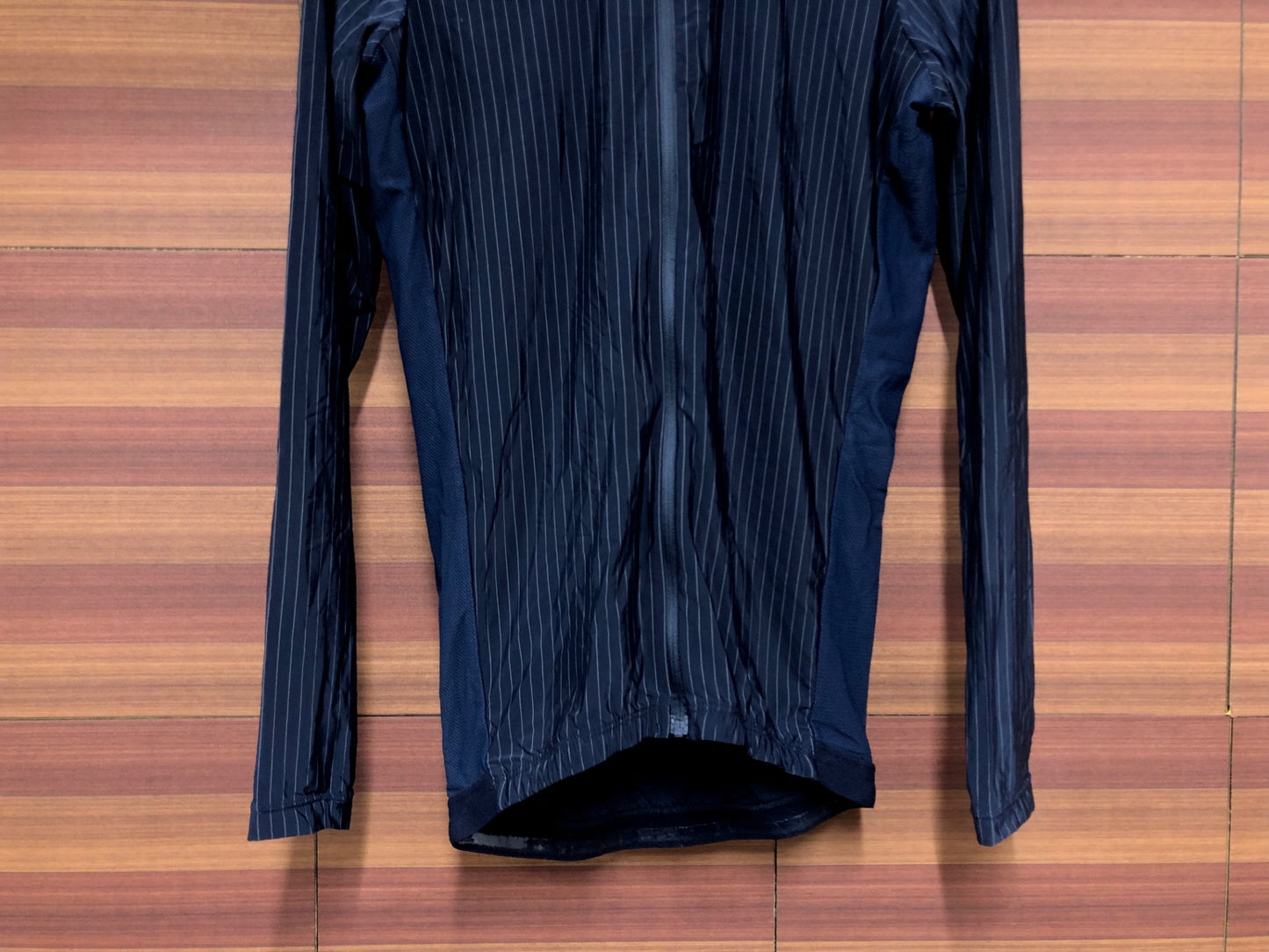 IN224 ヴァーテクスロンドン VERTEX LONDON 長袖 サイクルジャージ 紺 S