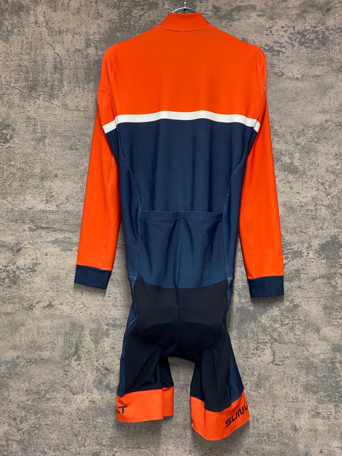 JC671 サンボルト SUNVOLT 長袖 ワンピース オレンジ L 裏起毛 ※汚れ、擦れ