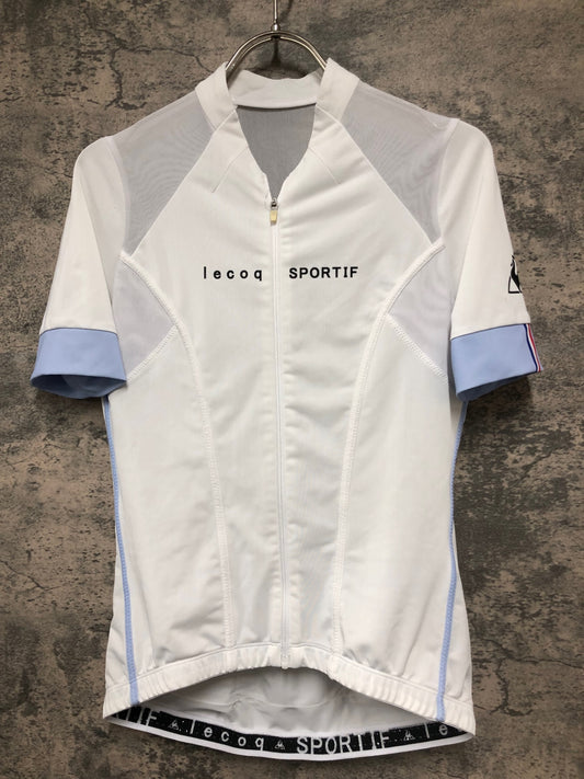 IY169 ルコックスポルティフ le coq sportif 半袖 サイクルジャージ 白 M