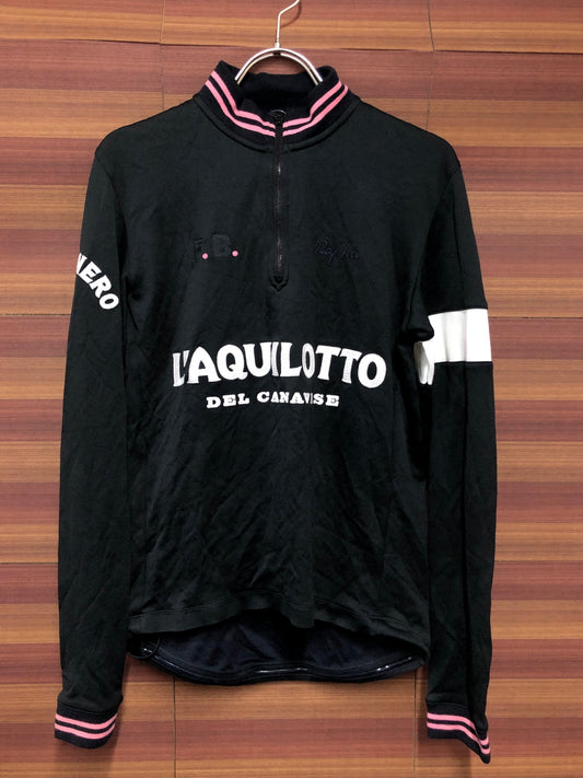 IQ665 ラファ Rapha BALMANION LS CLUB JERSEY 長袖サイクルジャージ 黒 3