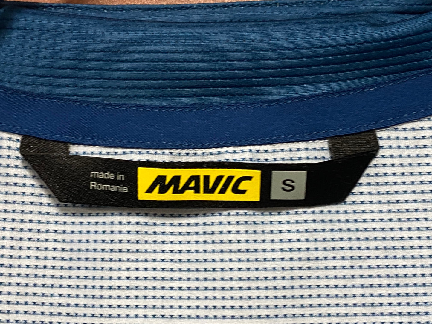 IJ216 マヴィック MAVIC COSMIC PRO GRAPHIC JERSEY 半袖サイクルジャージ 青 S