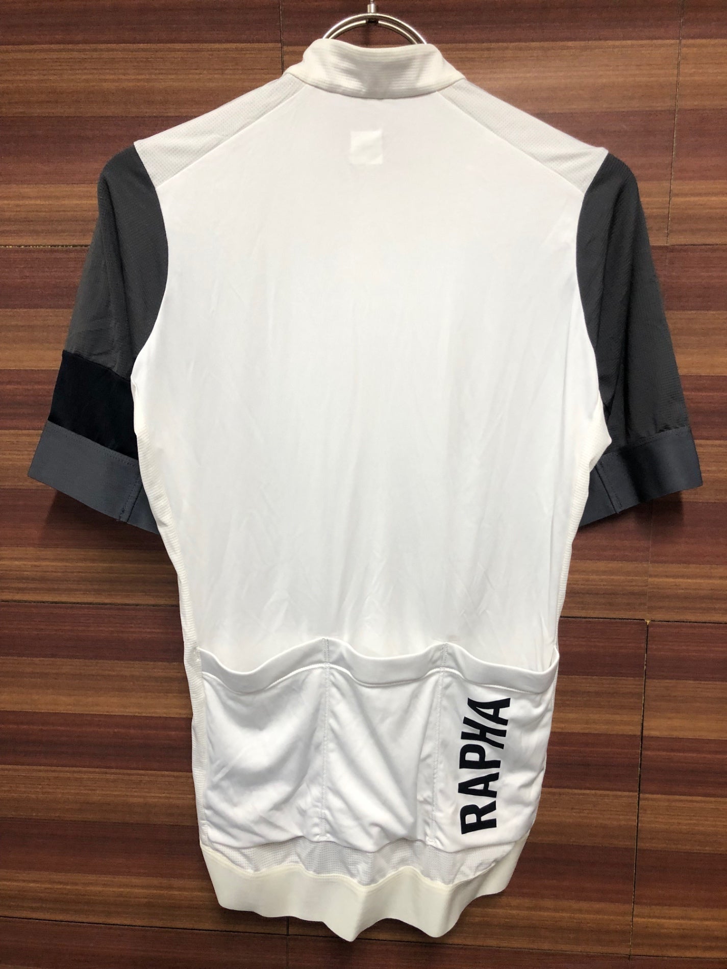 IQ760 ラファ Rapha PRO TEAM TRAINING JERSEY 半袖 サイクルジャージ 白 XS