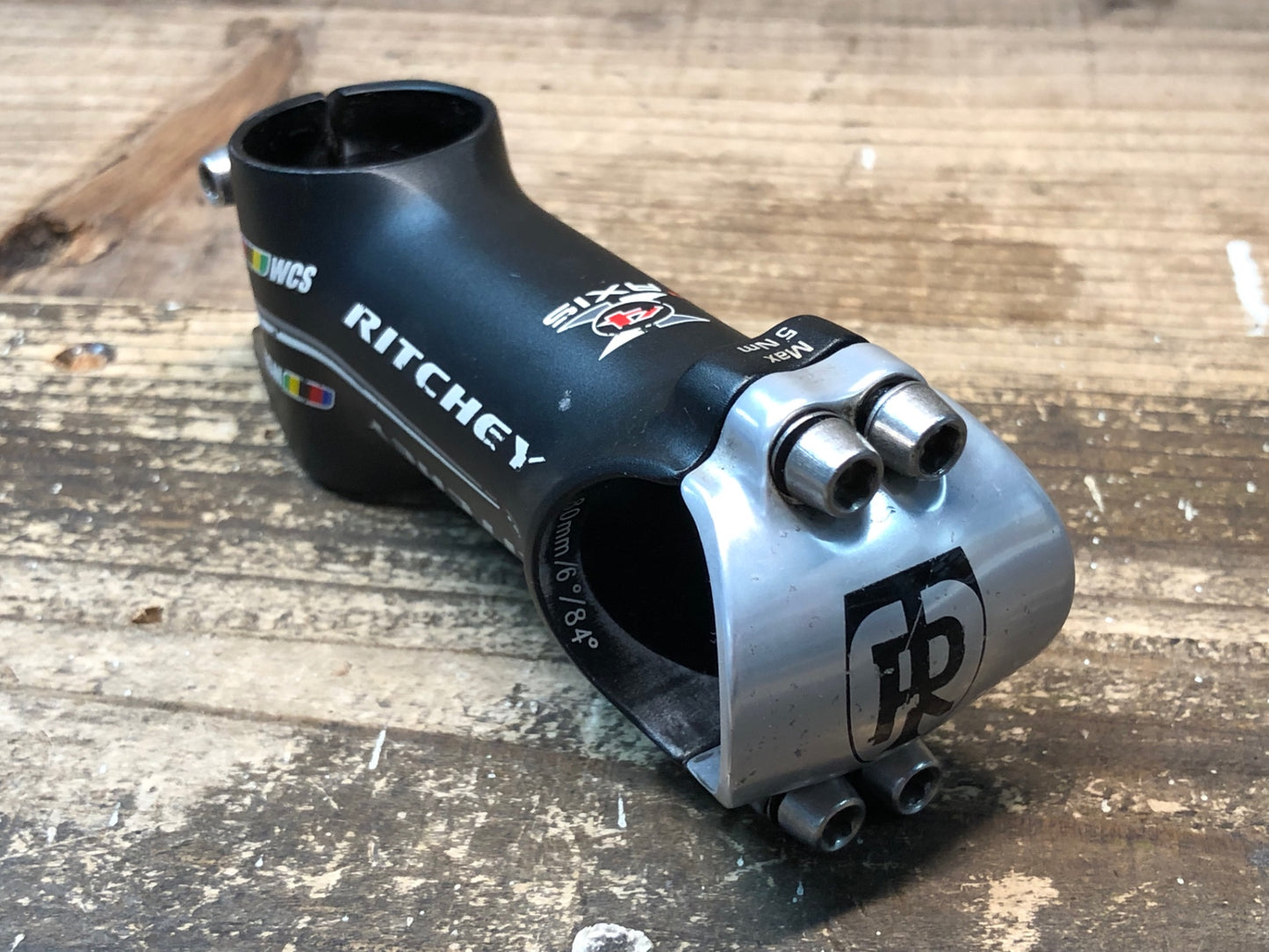 IU153 リッチー RITCHEY 4AXIS WCS アルミステム 黒 80mm Φ31.8 OS 6°