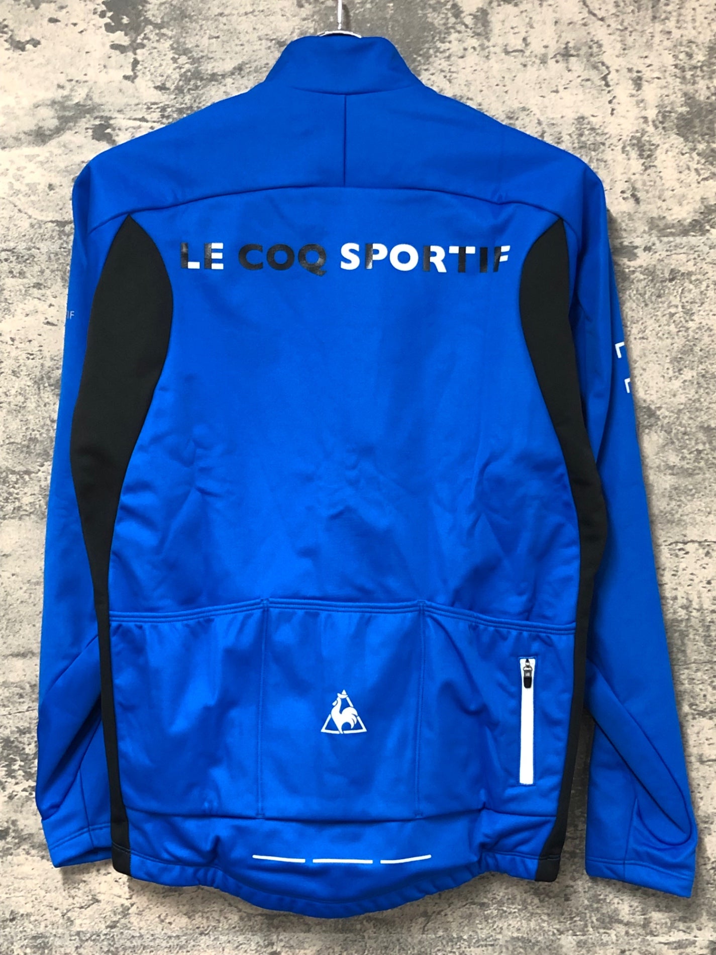 IY734 ルコックスポルティフ le coq sportif 長袖 サイクルジャケット 青 S