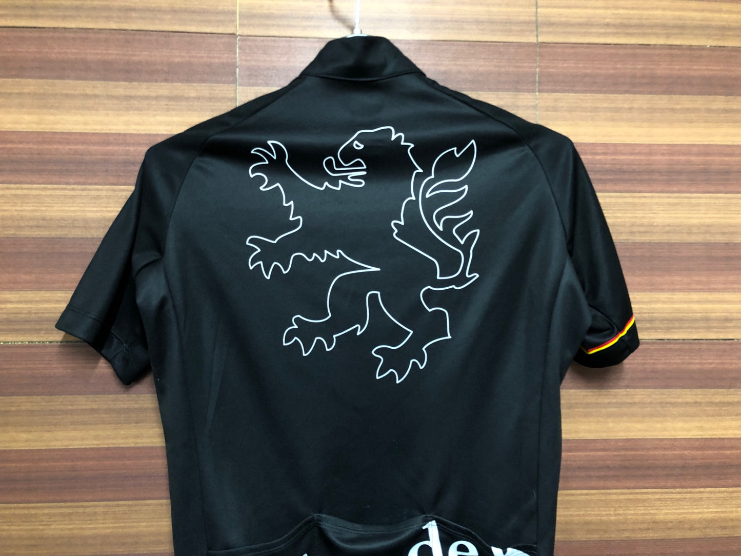 IM801 リオンドカペルミュール Lion de KAPELMUUR 半袖 サイクルジャージ S 黒