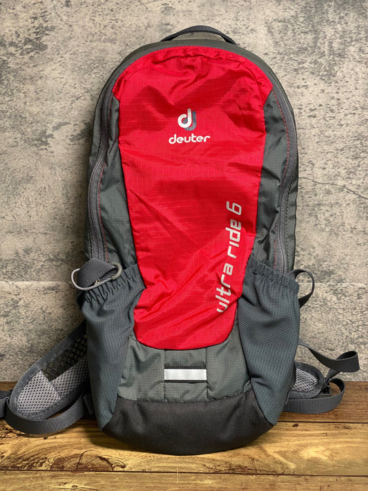 JB440 ドイター deuter ウルトラライド6 バックパック 赤 ※タバコ臭あり